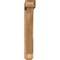 Ekena Millwork Traditional Craftsman Rough Sawn Bracket w/ Offset Brace, Western Red Cedar, 6"W x 38"D x 38"H BKT0604X38X38TRA04RWR - alternate 4